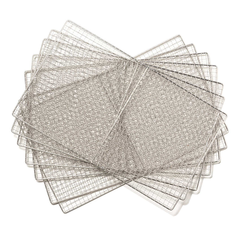 SAHARA Stainless Steel Shelves, Set of 7